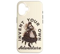 Steampunk Invent Your Own Adventure Steampunk Anime Girl Case for iPhone 16