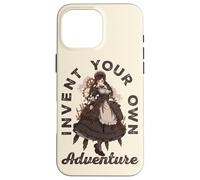 Steampunk Invent Your Own Adventure Steampunk Anime Girl Case for iPhone 16 Pro Max
