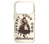 Steampunk Invent Your Own Adventure Steampunk Anime Girl Case for iPhone 17 Pro