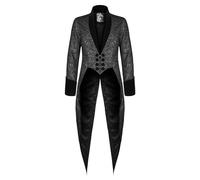 Steampunk Jackets Men's Tailcoat Long, Vintage Medieval Frock Coat Renaissance Coats Victorian Gothic Clothing Medieval Palace Long Coat Halloween Uniform Carnival Party