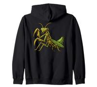 Steampunk Mantis Mechanical Insect Gear & Clockwork Bug Art Zip Hoodie