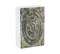 Steampunk Mechanical Gears Cigarette Case Stylish Lightweight Pocket Holder Case for Smoke Waterproof Cigarette Dispenser Cigarettes Accessories for Outdoor Camping Hiking