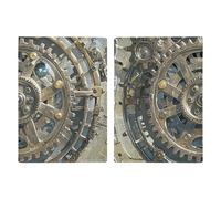Steampunk Mechanical Gears Passport Holder for Travel PU Leather Passport Wallet Cover Organize Your Passports & Cards