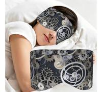 Steampunk Mechanical Gears, Sleep Mask for Home Travel, Full Eye Covers Light Blocking Eye Mask Sleep Eye and Ear Muffs