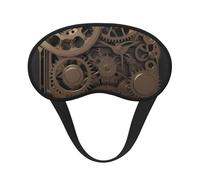 Steampunk Mechanical Gears Sleep Mask for Side Sleeper Eye Mask for Sleeping Light Blocking Soft Breathable Sleep Eye Mask for Women Men Adjustable Elastic Strap Travel Nap Blackout Eye Shade Cover