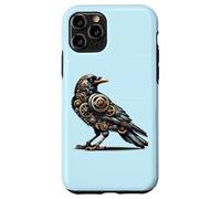 Steampunk Mechanical Pet Lovers Crow Bird Watchers Outdoors Case for iPhone 11 Pro