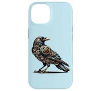 Steampunk Mechanical Pet Lovers Crow Bird Watchers Outdoors Case for iPhone 14