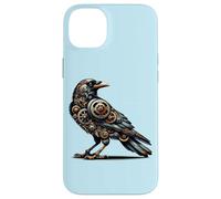 Steampunk Mechanical Pet Lovers Crow Bird Watchers Outdoors Case for iPhone 14 Plus