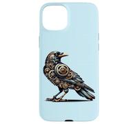 Steampunk Mechanical Pet Lovers Crow Bird Watchers Outdoors Case for iPhone 15 Plus