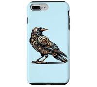 Steampunk Mechanical Pet Lovers Crow Bird Watchers Outdoors Case for iPhone 7 Plus/8 Plus