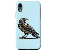 Steampunk Mechanical Pet Lovers Crow Bird Watchers Outdoors Case for iPhone XR