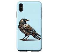 Steampunk Mechanical Pet Lovers Crow Bird Watchers Outdoors Case for iPhone XS Max
