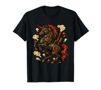 Steampunk Mechanical Unicorn Artwork T-Shirt