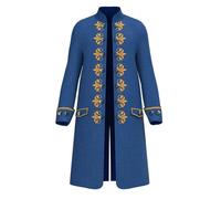 Steampunk Men's Coat, Large Sizes, Gothic Jacket, Men's Midi, Trendy Medieval Tailcoat, Jacquard Victorian Court Frock Coat, Elegant Tailcoat, Theatre, Royal Clothing, Cosplay, Halloween Costume