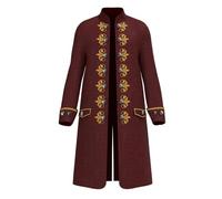 Steampunk Men's Coat, Large Sizes, Gothic Jacket, Men's Midi, Trendy Medieval Tailcoat, Jacquard Victorian Court Frock Coat, Elegant Tailcoat, Theatre, Royal Clothing, Cosplay, Halloween Costume