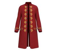Steampunk Men's Coat Large Sizes - Gothic Jacket Men's Midi Trendy Medieval Tailcoat Jacquard Victorian Court Frock Coat Elegant Tailcoat Theatre Royal Clothing Cosplay Carnival Halloween