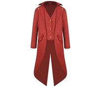 Steampunk Men's Tuxedo Green Gothic Tailcoat Men's Long, Classic Fashion Coat Victorian Court Frock Coat Retro Medieval Elegant Jacket Theatre Performance Clothing Cosplay Halloween Costume