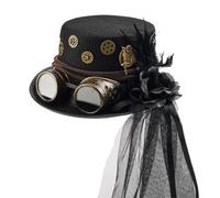 Steampunk Mini Top Hat Halloween Costume Hat Heawear