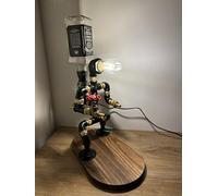 Steampunk Pipe Alcohol Dispenser | Whisky Dispenser with Night Lamp | Man Cave Decor, Gift for Him Birthday Gift Personalised Base (Only Item)