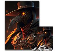 Steampunk Plague Doctor 1000 Piece Jigsaw Puzzle Jigsaw Puzzles Challenging Brain Teaser Relaxing Toy for Teenagers 1000 PCS(75x50cm)
