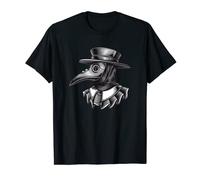Steampunk Plague Mask Goth Metal Dark Magic Gothic History T-Shirt