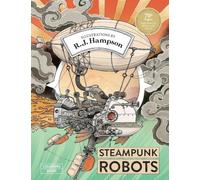 Steampunk Robots Coloring Book