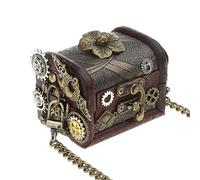 Steampunk Shoulder Bag Retro Steampunk Gothic Gears Crossbody Bag for Phone Steampunk Bag Vintage Punk Jewelry