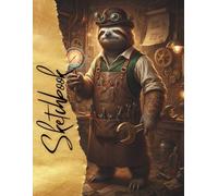 Steampunk Sloth Inventor Sketchbook: Mechanical Fantasy Art Notebook Blank Drawing Pages for Artists, Engineers, Creatives, and Steampunk Enthusiasts (Cute Creatures Around the World)