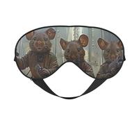 Steampunk Space Mice Warriors Sleep Mask, Eye Masks for Sleep Double-Sided, Sleep Masks for Women Men, Blackout Eye Covers for Sleeping, Travel