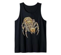 Steampunk Spider with Gears and Cogs Mechanical Art Tank Top