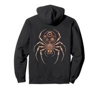 Steampunk Spider with Mechanical Gear Core Pullover Hoodie