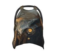 Steampunk Squirrel Pilot Baby Car Seat Cover Soft Baby Nursing Cover Infant Carseat Stroller Cover for Girls and Boys