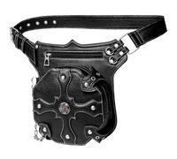 Steampunk Strap Bag - Women with Steampunk Tones | Gothic Belt Fall Pocket | Vintage Steam Punk Rock | Vintage Motorcycle Shoulder Bag for Women and Girls