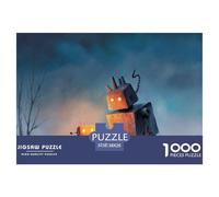 Steampunk Style 1000 Piece Jigsaw Puzzle for Adults Educational Game Challenge Toy Future Challenge High Difficulty Beautiful Decoration Puzzle38x26cm/1000pcs