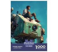 Steampunk Style 1000 Pieces for Adults Jigsaw Puzzles Educational Game Challenge Toy Future Challenge High Difficulty Beautiful Decoration Puzzle38x26cm/1000pcs