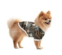 Steampunk Style 3D Rendering Cute Dog and Cat T-Shirt - Soft and Breathable Pet Apparel for Small to Large Dogs and Cats