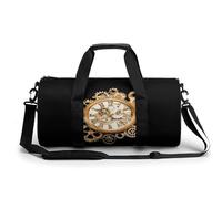 Steampunk Style Clocks Funny Large Gym Bag Novelty Lightweight Duffel Bag Travel Tote Bags