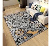 Steampunk Style Mechanical Gears Children'S Carpet, 3D 50 X 80 Cm Printed Non-Slip Carpets Square Rug Household Non-Slip Sofa Floor Mat - Polyester Soft Touch Easy Clean-1D1V5Z8S7X2