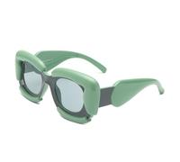 Steampunk Sunglasses For Women Trendy Punk Sun Glasses Men Luxury Unique Inflated Thick Frame Sunglass Shades,C5 Green G 2026