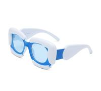 Steampunk Sunglasses For Women Trendy Punk Sun Glasses Men Luxury Unique Inflated Thick Frame Sunglass Shades,C2 White B 2026