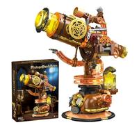 Steampunk Telescope Building Blocks Set - 797PCS Vintage Mechanical Telescope Bricks Kit, Microscope Instrument Model, Home Office Decor, STEM Education Toy, Creative Gift for Adult, Teen