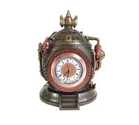 Steampunk Time Machine Clock & Trinket Box Statue