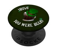 Steampunk Top Hat & Mug St Patricks Irish You Were Beer PopSockets Adhesive PopGrip