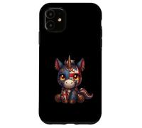 Steampunk UK Colors Unicorn Cute Patchwork Gear Art Case for iPhone 11