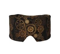Steampunk Vintage Gear, Full Eye Covers Light Blocking Eye Mask Sleep Eye and Ear Muffs
