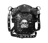 Steampunk Waist Bag Multifunctional Women's Shoulder Crossbody Arm Bag Pack Hip Belt Waist Messenger Shoulder Fanny Packs Wallet (L)