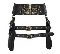 Steampunk Waist Bags - Cosplay Halloween Bag, Outdoor Motorcycle Cycling Pouch, Adjustable Hip Thigh Durable Leather Design | Multifunctional Bag for Boys Hiking Travel Festival Party