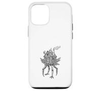 Steampunk Walking Workshop Mechanical Art Case for iPhone 12/12 Pro