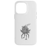 Steampunk Walking Workshop Mechanical Art Case for iPhone 14 Pro Max