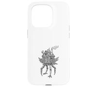Steampunk Walking Workshop Mechanical Art Case for iPhone 15 Pro